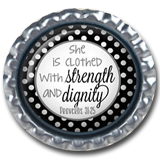 Strength and Dignity - Proverbs 31:25 Needle Minder